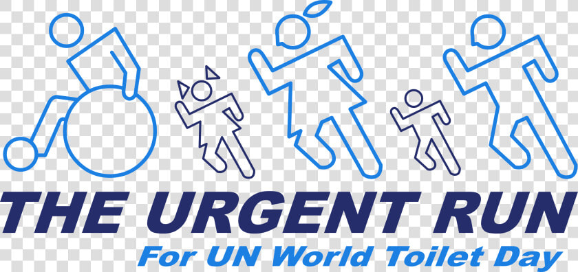 Urgent Run Logo   World Toilet Day 2015  HD Png DownloadTransparent PNG