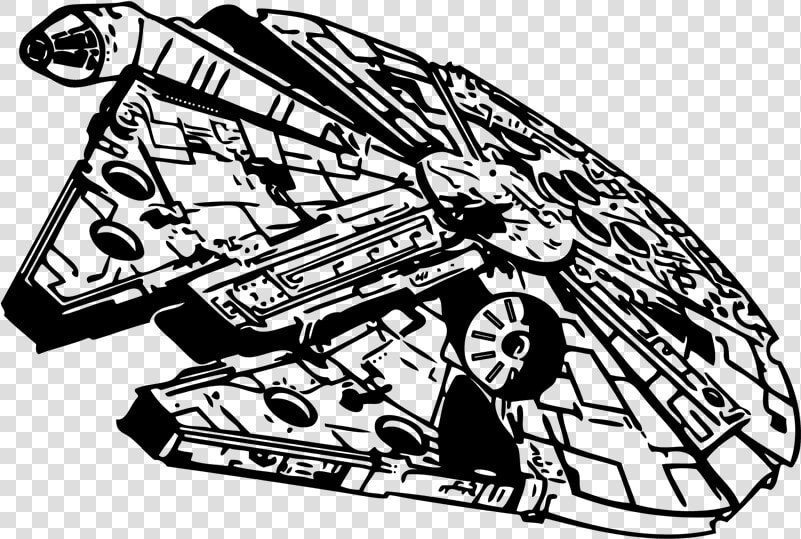 Library Of Star Wars Millennium Falcon Svg Library  HD Png DownloadTransparent PNG