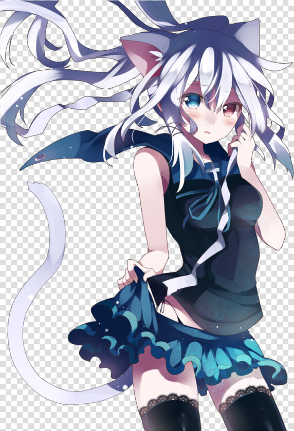 Anime Girl Neko Render   Neko Anime Girl Cat  HD Png DownloadTransparent PNG