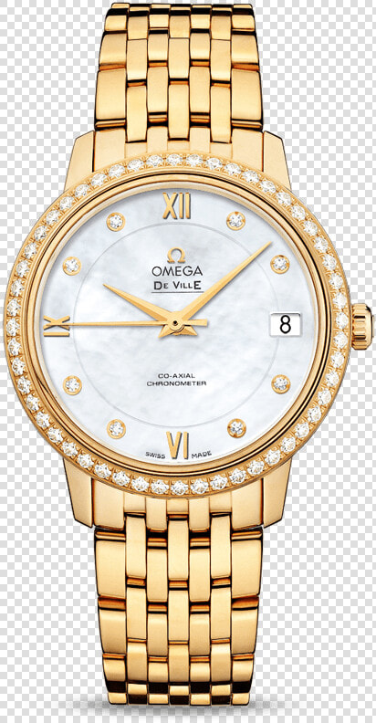 Omega Deville Prestige Gold  HD Png DownloadTransparent PNG