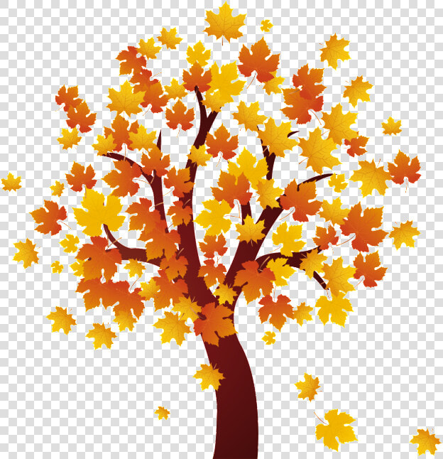 September Clipart Autum Leaves   Clip Art Maple Tree  HD Png DownloadTransparent PNG