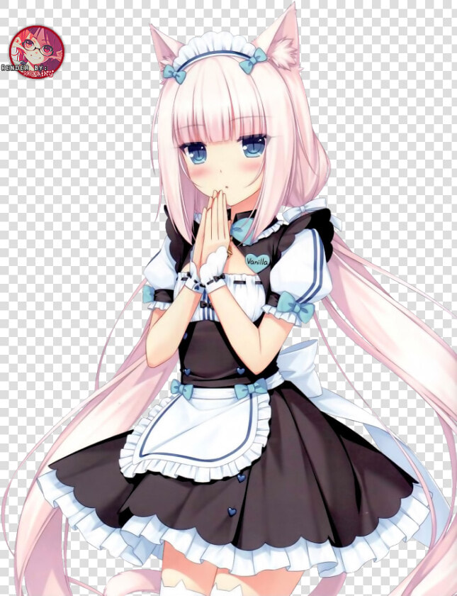 Nekopara Vanilla Maid Cosplay Costume   Png Download   Nekopara Vanilla Maid  Transparent PngTransparent PNG