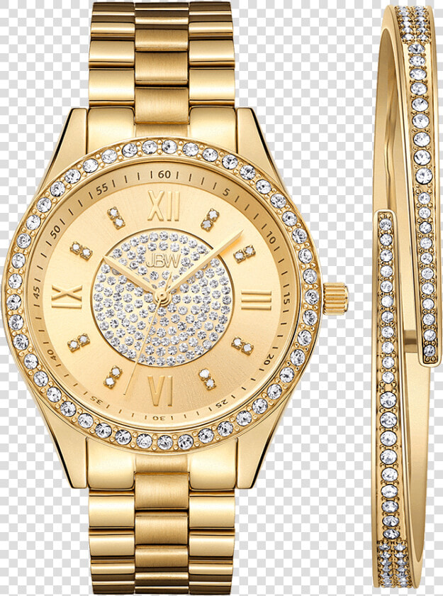 Jbw Mondrian J6303b Gold Gold Diamond Watch Bracelet   Jbw Watches Prices  HD Png DownloadTransparent PNG