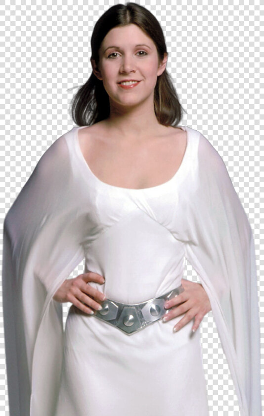 Carrie Fisher Wedding Dress  HD Png DownloadTransparent PNG