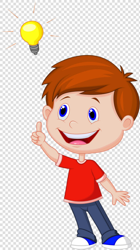 Cartoon Royalty free Stock Photography Clip Art   Cartoon Boy Idea  HD Png DownloadTransparent PNG