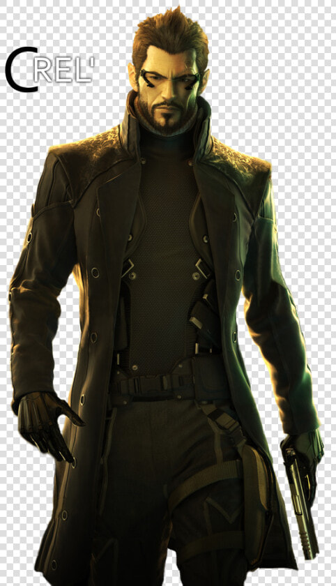 Adam Jensen From Deus Ex   Deus Ex Human Revolution Costume  HD Png DownloadTransparent PNG