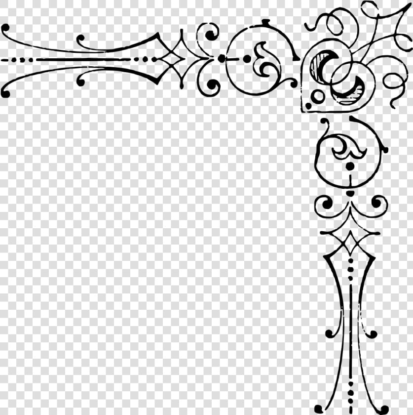 Transparent Corner Clipart   Border Corner Design Png  Png DownloadTransparent PNG