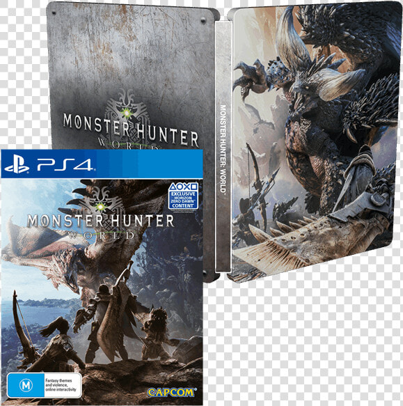 Monster Hunter World Ps4 Case   Png Download   Monster Hunter World Package  Transparent PngTransparent PNG