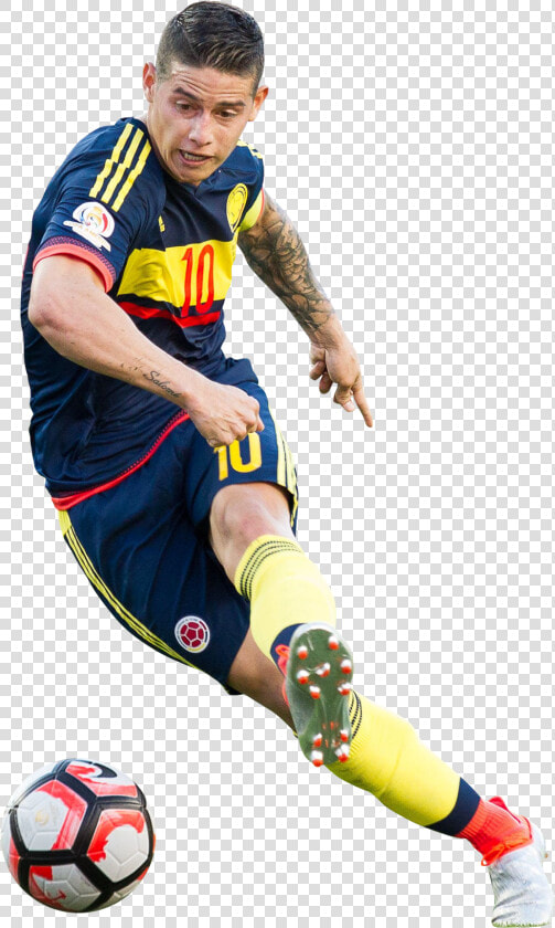 James Rodriguez Render   Kick Up A Soccer Ball  HD Png DownloadTransparent PNG