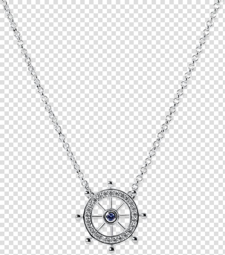 Ships Wheel Necklace   Two Tone Hoop Necklace  HD Png DownloadTransparent PNG