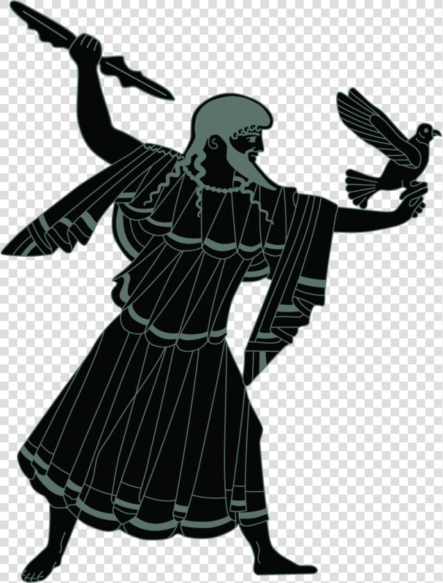 Transparent Zeus Png   Greek God Mythology Silhouette  Png DownloadTransparent PNG