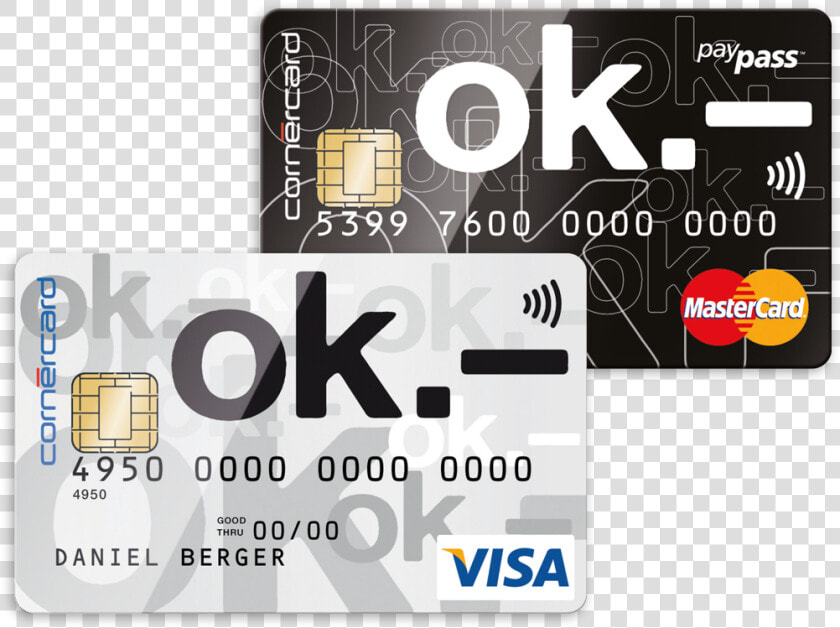 Prepaid Visa  amp  Mastercard   Ok Kreditkarte  HD Png DownloadTransparent PNG