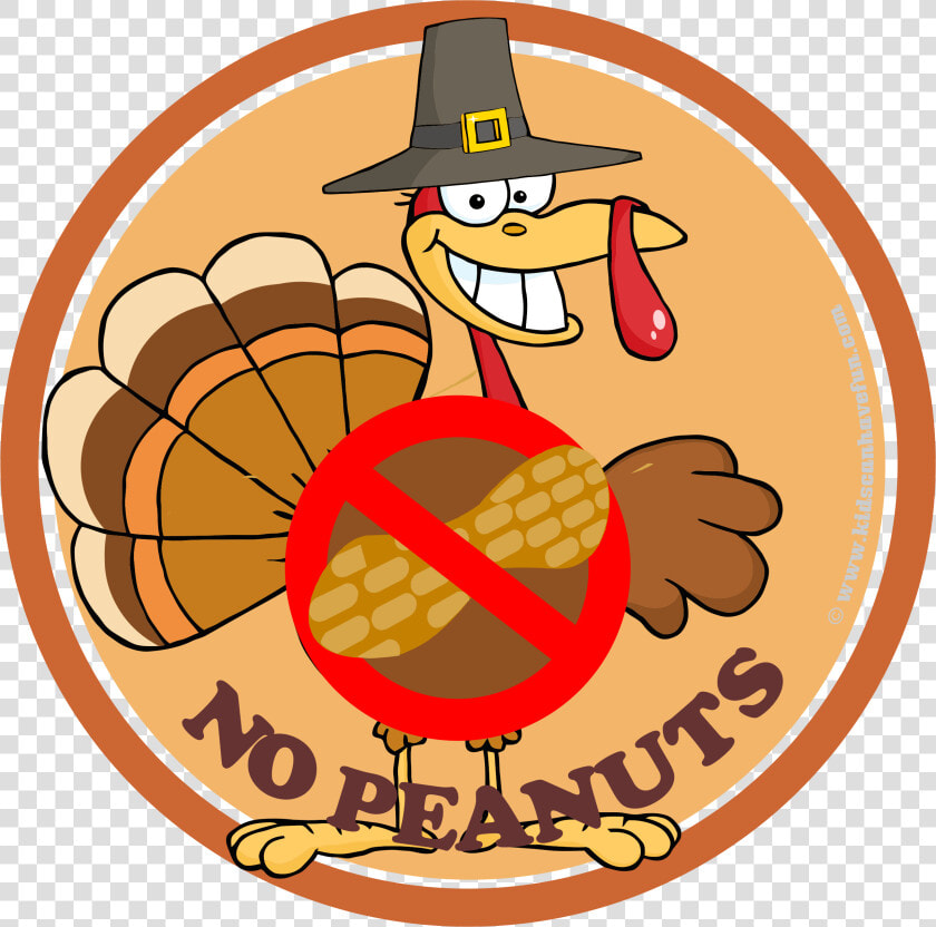 Thanksgiving Turkey No Peanuts Poster Nut Free  Dairy   Turkey With No Nut Sign  HD Png DownloadTransparent PNG