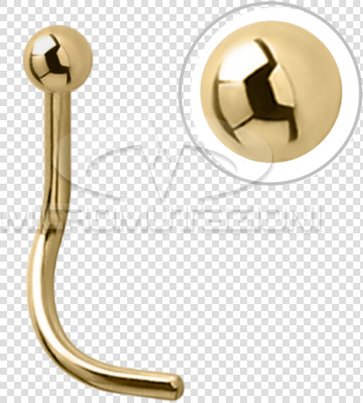 18k Gold Nose Stud Ball  HD Png DownloadTransparent PNG