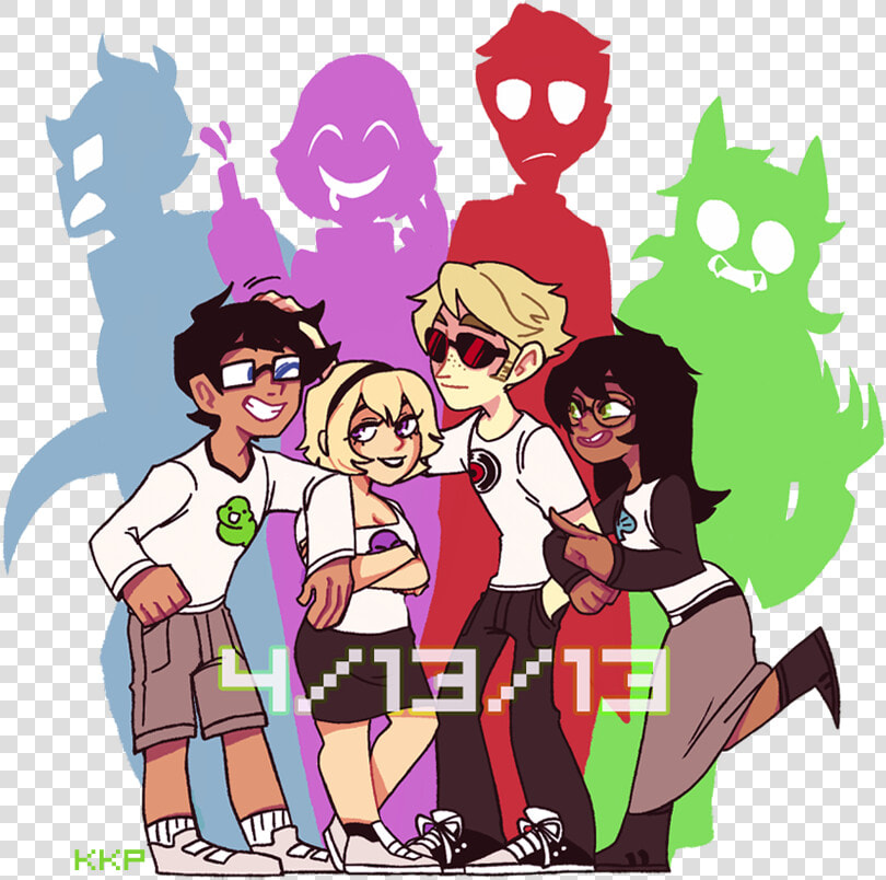 Kkp Hiveswap Cartoon Pink Social Group Fictional Character   Homestuck 4 13 Memes  HD Png DownloadTransparent PNG