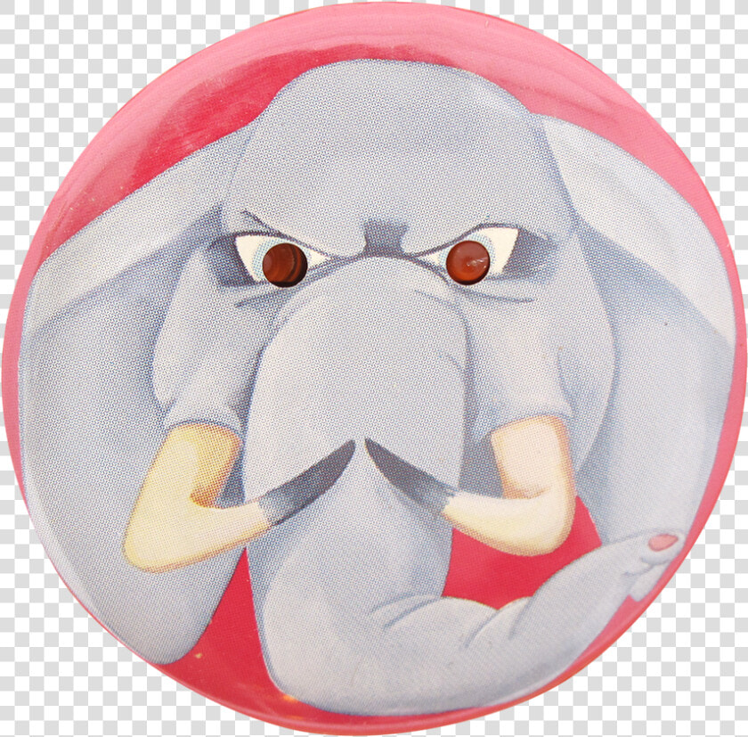 Red Eyed Elephant Innovative Button Museum   Indian Elephant  HD Png DownloadTransparent PNG