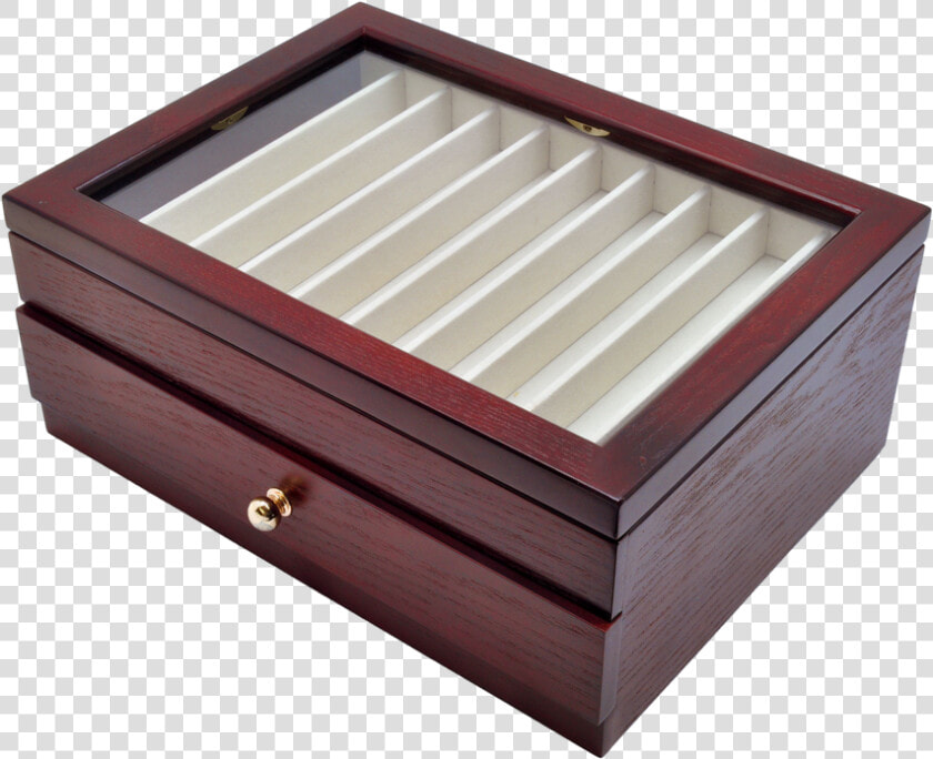 Transparent Empty Box Png   Wood Pen Box Display  Png DownloadTransparent PNG