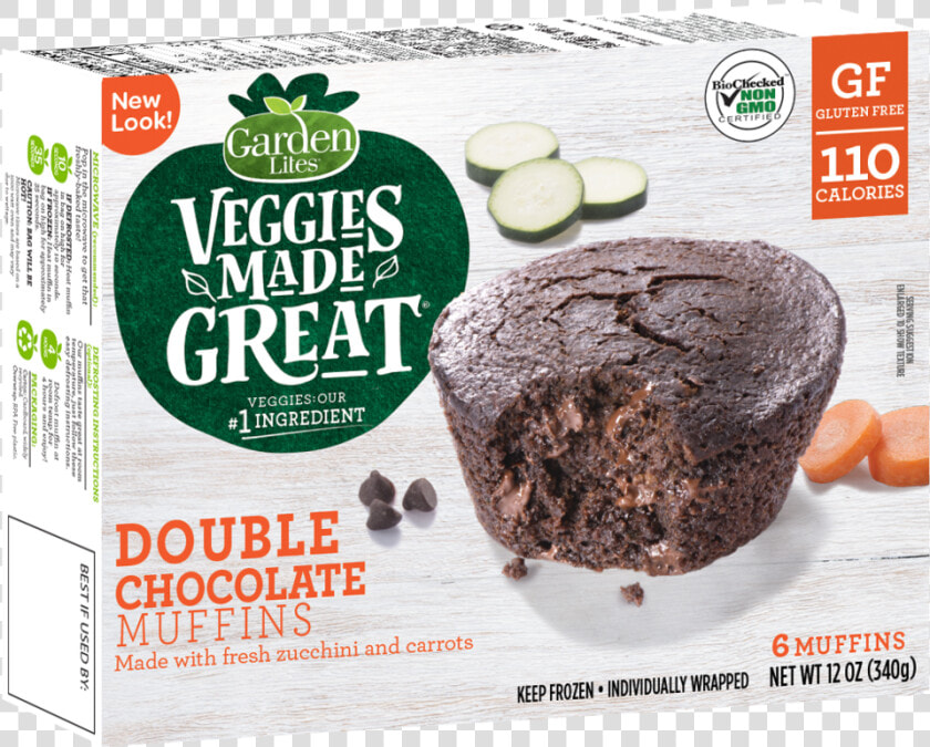 3d Muffin Chocolate 6ct 032519   Veggies Made Great Muffins  HD Png DownloadTransparent PNG