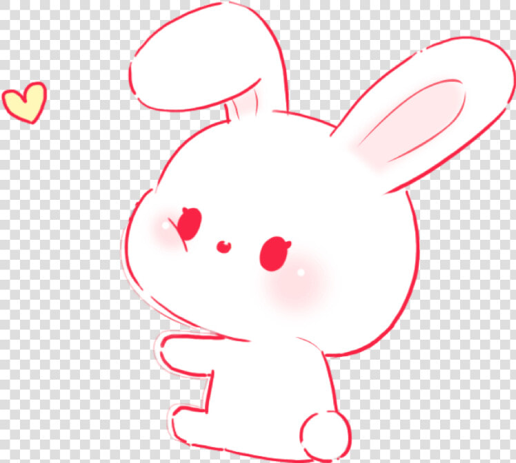  rabbit  bunny  pink  cute  soft  aesthetic  pastel   Rabbit  HD Png DownloadTransparent PNG