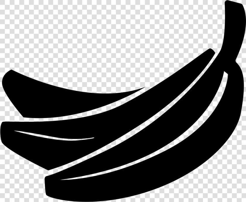 Banana Png Black   Black And White Banana Png  Transparent PngTransparent PNG