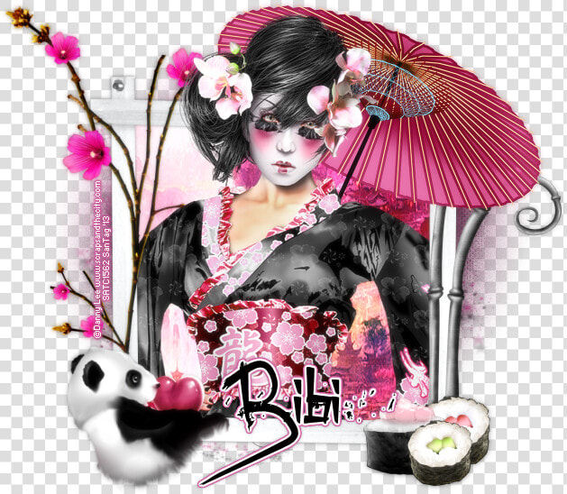 Japanese Geisha Clipart Png  Transparent PngTransparent PNG