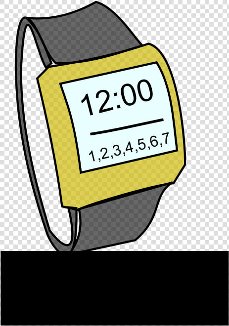 Watch Svg Clip Arts   Cartoon Digital Clocks Transparent  HD Png DownloadTransparent PNG