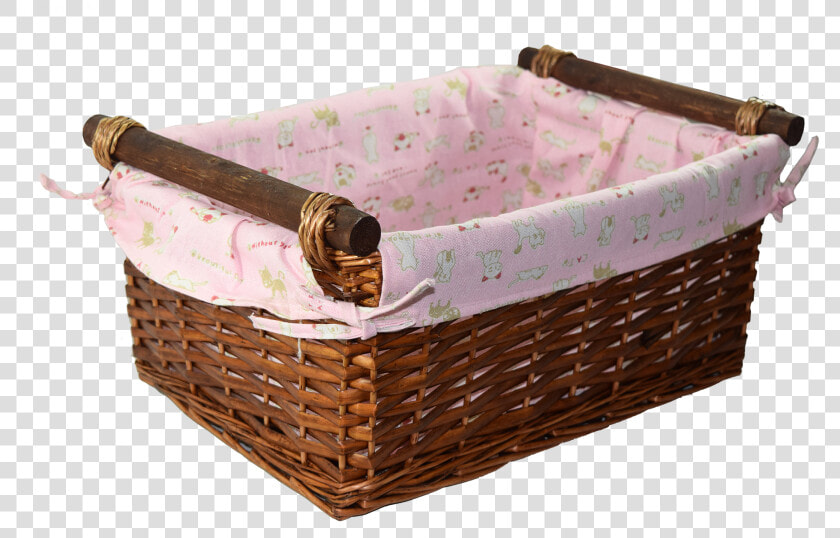 Baby Girl Wicker Basket   Storage Basket  HD Png DownloadTransparent PNG