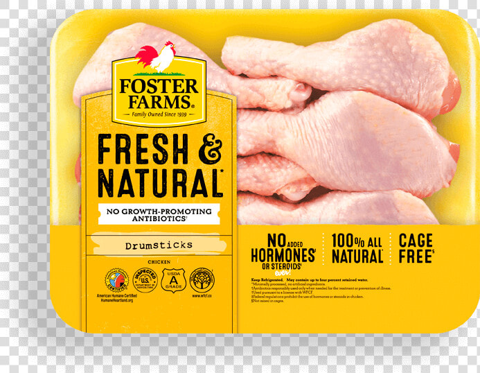 Drumsticks   Foster Farms Chicken Drumsticks  HD Png DownloadTransparent PNG