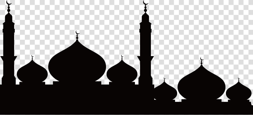 Silhouette Mosque Temple Free Photo Png Clipart   Mosque Silhouette Png  Transparent PngTransparent PNG