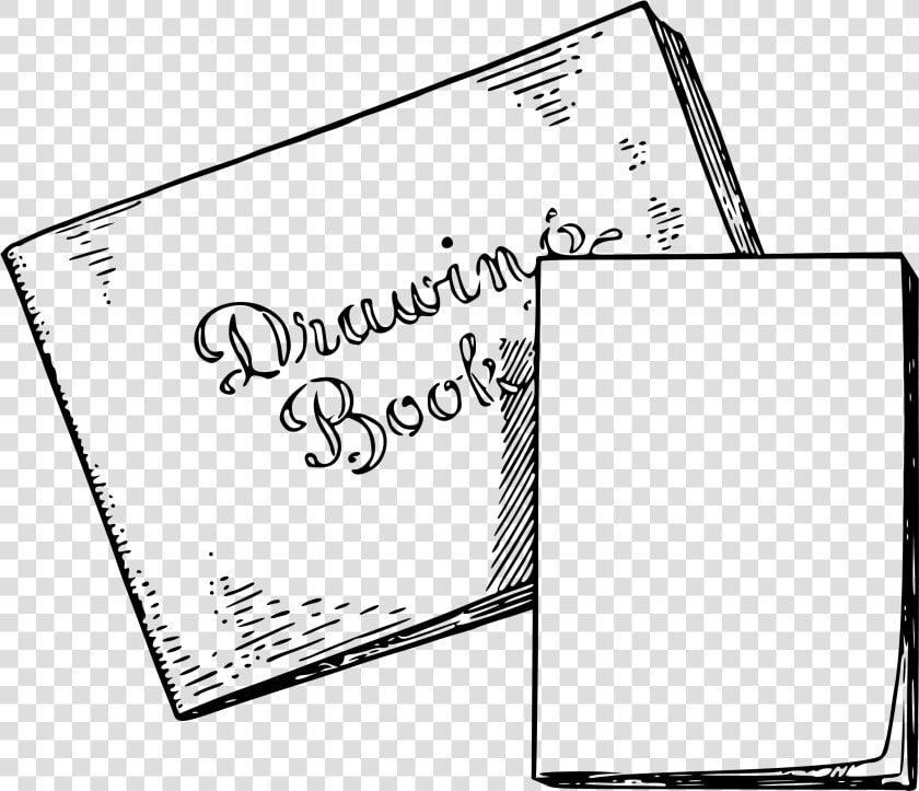 Drawing Book And Scribbling Pad Clip Arts   Clip Art Drawing Book  HD Png DownloadTransparent PNG