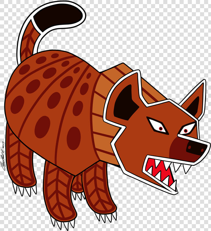 When The Hyena Came   Cartoon  HD Png DownloadTransparent PNG