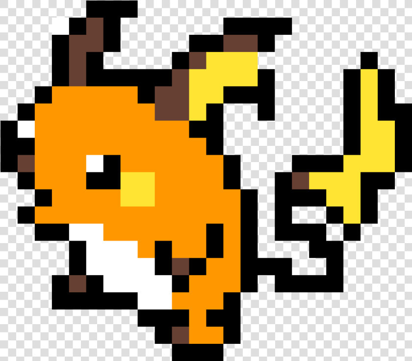 Raichu Pixel Art   Png Download   Pixel Art Pokemon Raichu  Transparent PngTransparent PNG