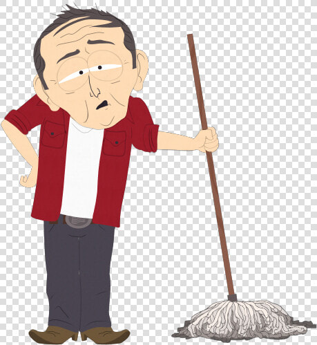 Janitor Cartoon  HD Png DownloadTransparent PNG