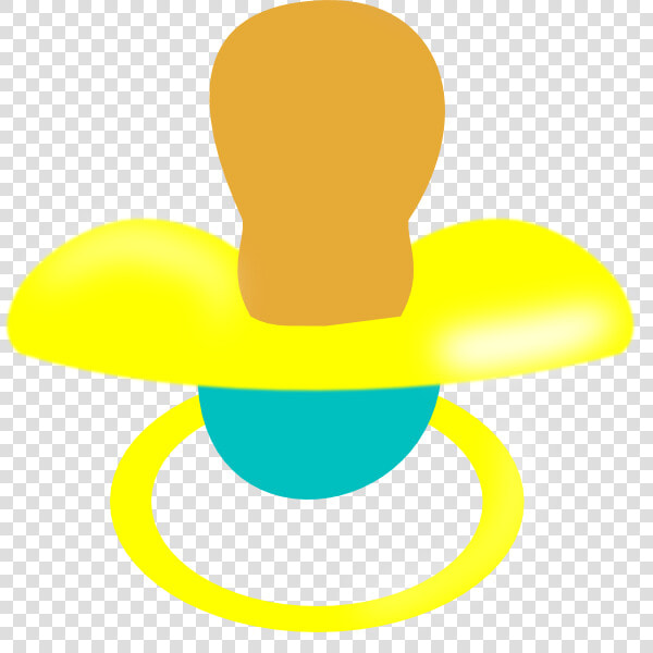 Yellow And Blue Pacifier Svg Clip Arts   Illustration  HD Png DownloadTransparent PNG