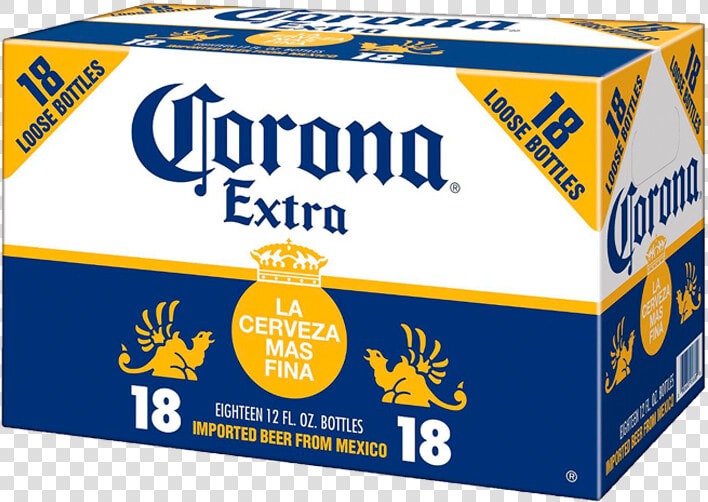 Picture Of Corona Extra 18 Pack Bottles   Corona Extra  HD Png DownloadTransparent PNG