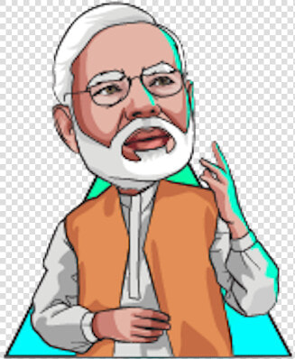 Modi Cartoon Png   Cartoon Modi  Transparent PngTransparent PNG