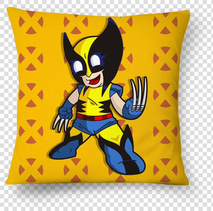 Almofada Mini Wolverine De Vida De Leituristana   Cushion  HD Png DownloadTransparent PNG