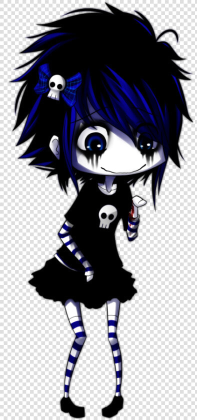 Drawing Girls Emo   Anime Emo Png  Transparent PngTransparent PNG