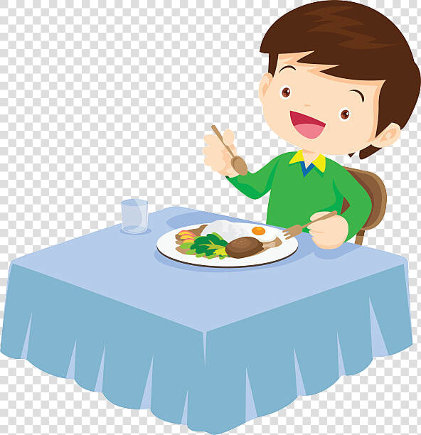 Eating Clipart Lunch X Transparent Png   Boy Eating Meal Vector  Png DownloadTransparent PNG