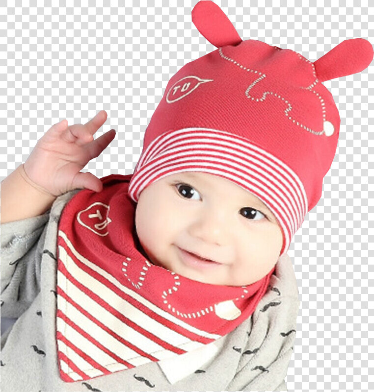 Baby Hat Spring New Baby Cotton Hat Head Cap Sleeve   Baby  HD Png DownloadTransparent PNG