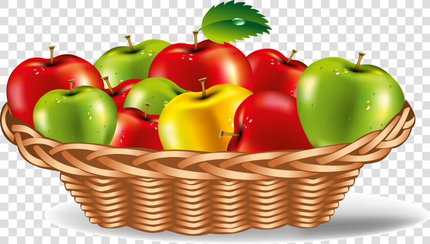 Basket Of Apples Clipart  HD Png DownloadTransparent PNG