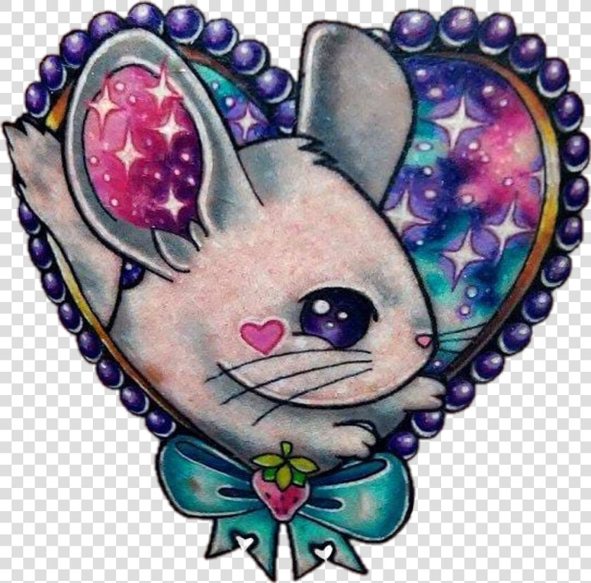 Transparent Chinchilla Clipart   Galaxy Tattoo Pet  HD Png DownloadTransparent PNG