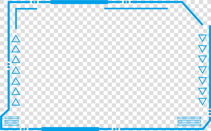 Transparent Tech Border Png   Futuristic Border Design Png  Png DownloadTransparent PNG