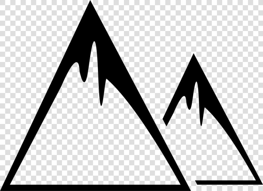 Snowy Mountains   Icono Montaña  HD Png DownloadTransparent PNG