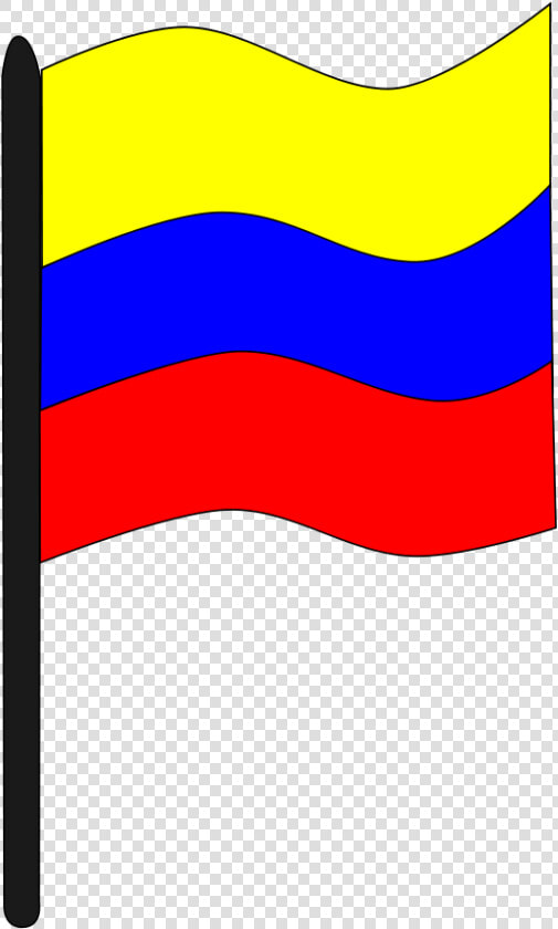 Bandera Colombiana Svg Clip Arts   Vector Colombia Bandera Png  Transparent PngTransparent PNG