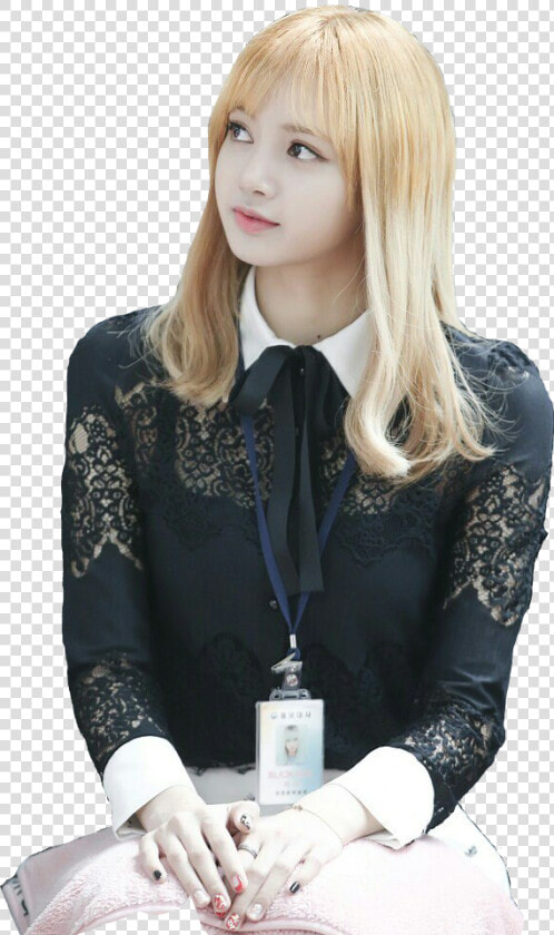 Blackpink Lisa Hair Blond  HD Png DownloadTransparent PNG