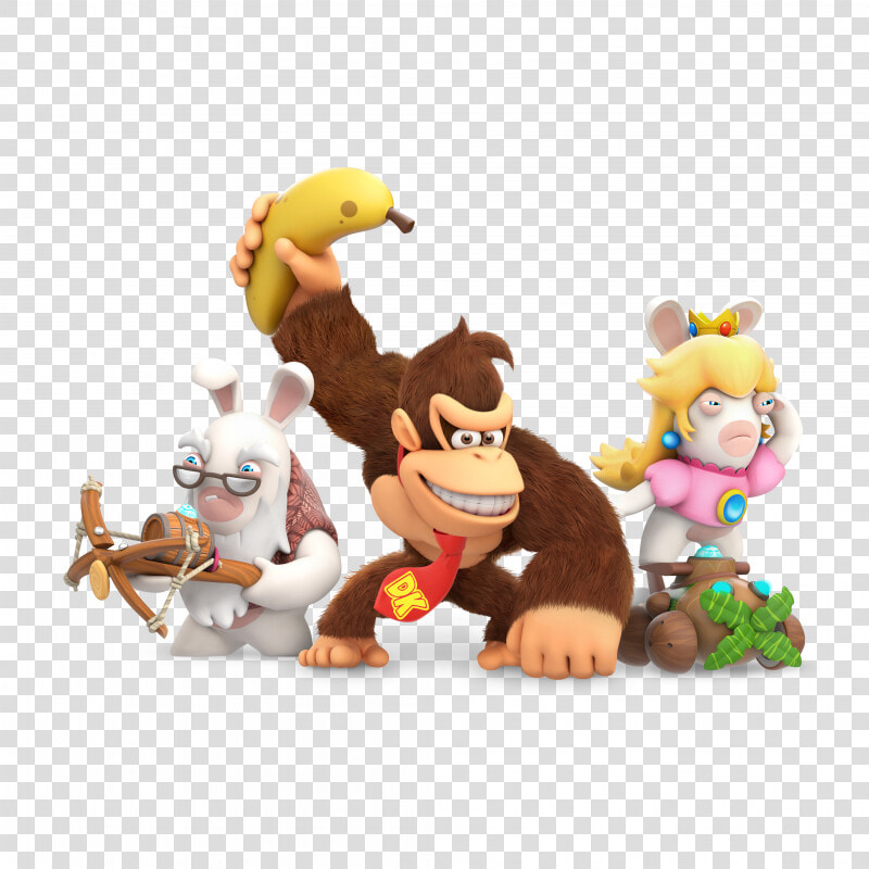 Mario Rabbids Kingdom Battle Donkey Kong   Png Download   Donkey Kong Mario Rabbids  Transparent PngTransparent PNG