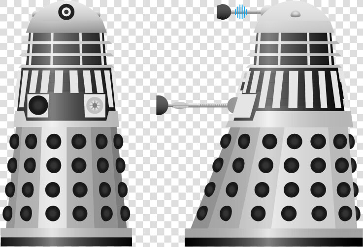 Death   Black And Silver Dalek  HD Png DownloadTransparent PNG