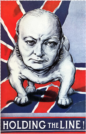 Winston Churchill Propaganda Poster  HD Png DownloadTransparent PNG