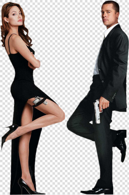 Angelina Jolie Png   Mr And Mrs Smith Hd Poster  Transparent PngTransparent PNG